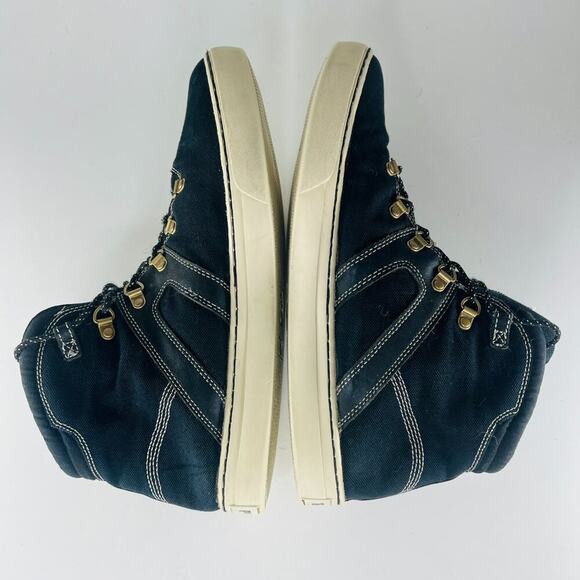Timberland Dauset Hiker Canvas Hi Top Ankle Boots Sneakers Shoes Black Men 13 main image 12